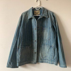 RL twill chore jacket / indigo